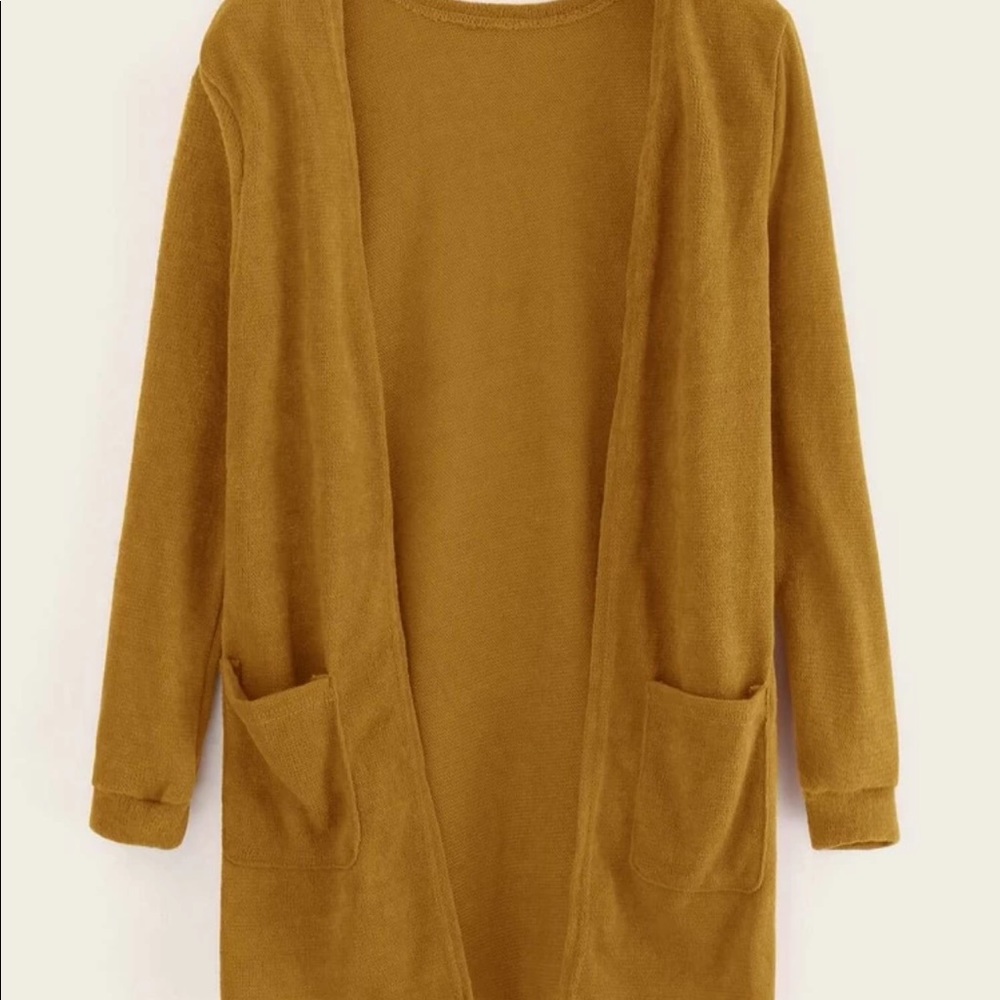Brown cardigan